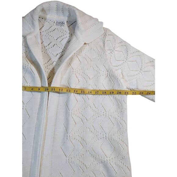 Cuddle knit vintage acrylic cream carnion size P/M - Picture 8 of 8